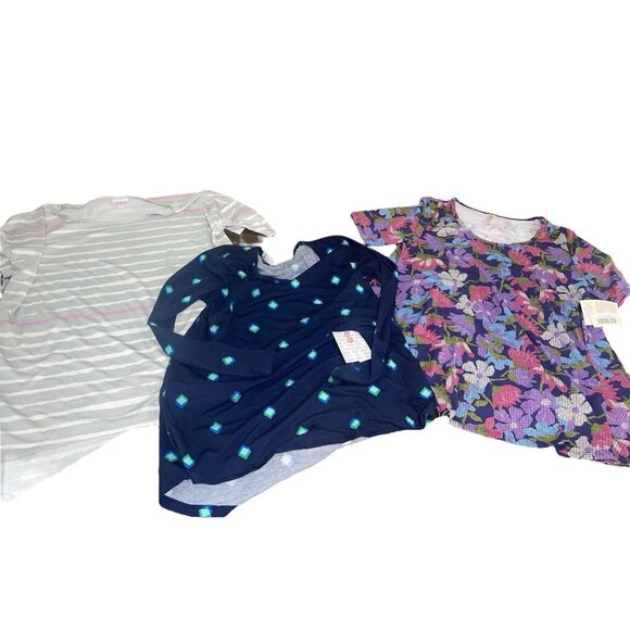 LULAROE Women's Size Small Lot of 3 Tees NEW WITH TAGS - Picture 1 of 16